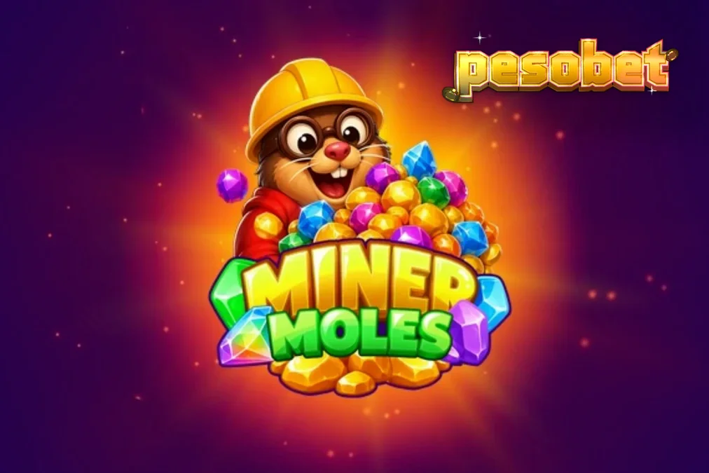 Makulay na underground mining theme ng Miner Moles slot